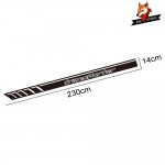 2PCS Car Sport Decal Side Door Skirt Stickers Decal Reflective Auto Decor Accessories For Volkswagen VW TRANSPORTER T4 T5 T6